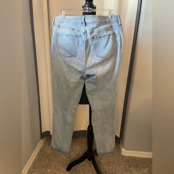 201. Old Navy Super Slim Straight Hi Rise, Size 16 Tall, good used condition - Picture 3 of 6